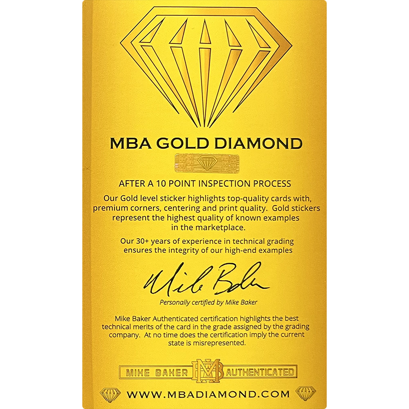 1927 Carreras Abraham Lincoln Famous Men SGC 5 MBA GOLD - Image 2